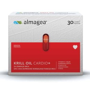 Almagea, Krila eļļa Cardio+, 30 kapsulas, sirds veselībai