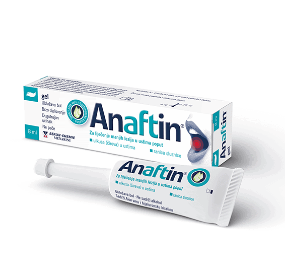 Anaftin Oralni Gel Za Afte, 12%, 8 Ml