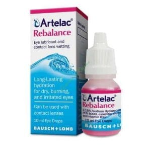 Artelac®, Rebalance silmatilgad, 10 ml, hüaluroonhappe ja viskoelaatoriga