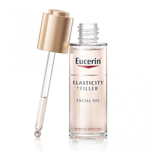 Eucerin, Hyaluron-Filler +, Elasticity Oil, 30ml - Αιθέριο Έλαιο και Βιταμίνη Ε
