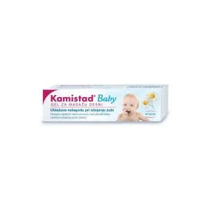 Kamistad Otroški gel za dlesni 20 ml lajša bolečine, srbenje in nelagodje