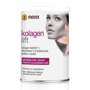 Medex, Kolagen Lift Prah, 120g, Hidrolizirani Kolagen, Vitamin C i Hijaluronska