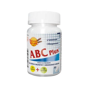 Natural Wealth, ABC Plus™, 30 vagy 100 tabletta, 12 vitamin, 10 ásványi anyag, lutein és likopin