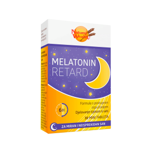 Natural Wealth Melatonin Retard 30 Tableta Za Lakše Uspavljivanje I Bolji San