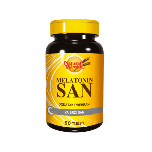 Natural Wealth Melatonin San, 60 Tableta, 1mg, Za Spavanje