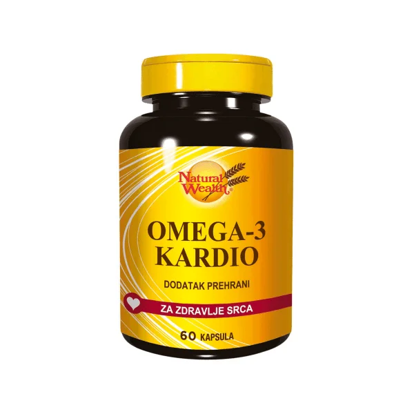 Natural Wealth Omega-3 Cardio 60 kapsler til hjerte- og blodkarsundhed