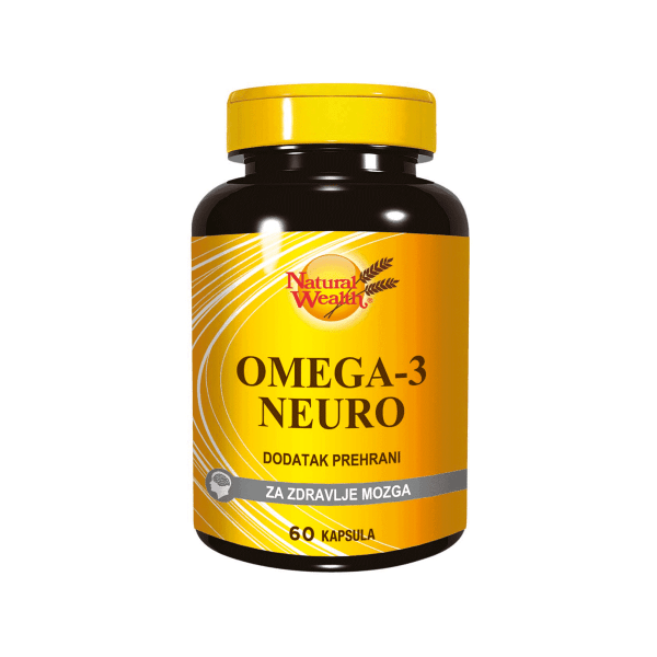 Natural Wealth Omega-3 Neuro 60 Kapsula Za Rad Mozga i Vid
