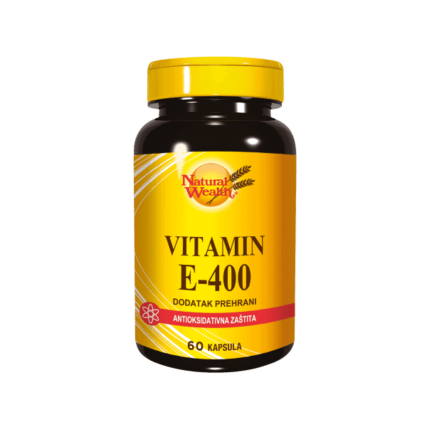 Natural Wealth Vitamin E-400 60 Kapseln zum Schutz des Körpers