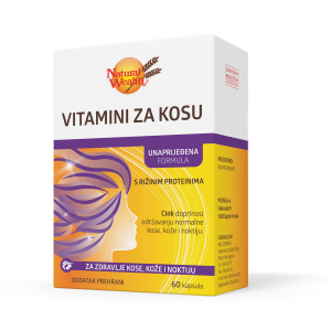 Natural Wealth, Vitamini Za Kosu, 60 Tableta, Zaštita Kose, Kože i Noktiju