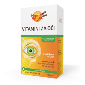 Natural Wealth, Vitamini Za Oči, 60 Tableta, Za Održavanje Vida