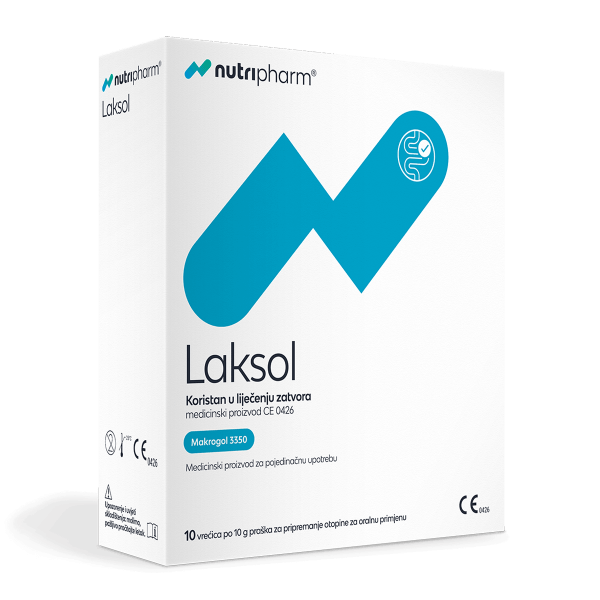 Nutripharm®, Laksol, 10 o 30 bustine, con effetto lassativo