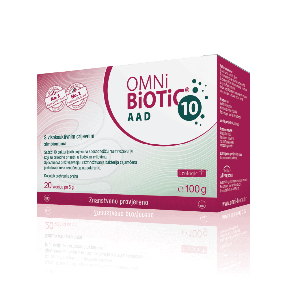Omni Biotic®, 10 Aad, 10 Buste Oppure 20 Buste, Supplemento alla Terapia Antibiotica