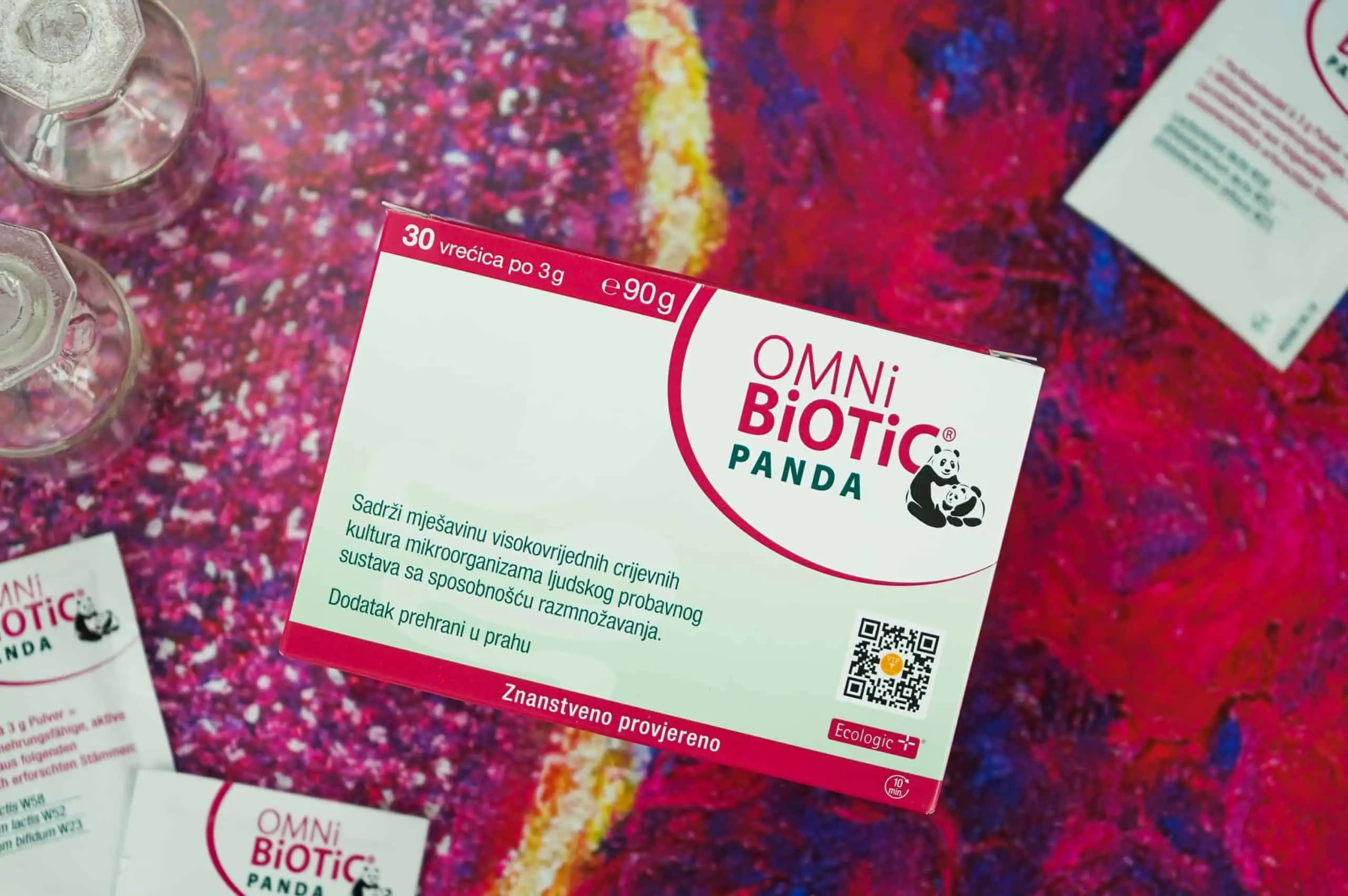 OMNi-BiOTiC®, PANDA probiotikas, 30 maišelių, skirta mamai ir vaikui nuo pirmos dienos