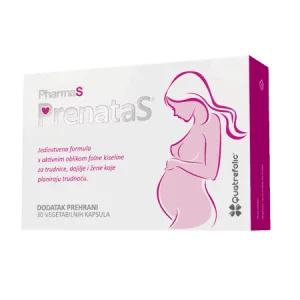 PharmaS PrenataS 30 kapsle s aktivní formou kyseliny listové