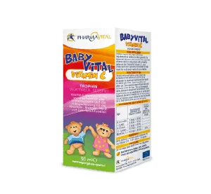 PharmaVital, BabyVital, C vitamīna pilieni, 30 ml, uztura vajadzībām - no 6 mēnešiem un vecākiem