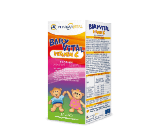 PharmaVital, BabyVital, Vitamin-C-Tropfen, 30 ml, für den Ernährungsbedarf - ab 6 Monaten