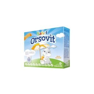 Salvit Orsovit milteliai 6 paketėliai, skirti elektrolitų praradimui, viduriavimui ir rehidratacijai