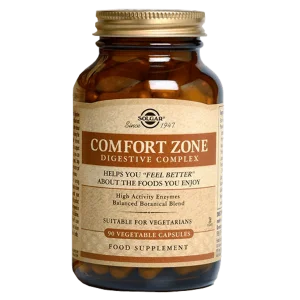 Solgar, Comfort Zone Digestive Complex, 90 Kapseln, Komplex aus 11 natürlichen Verdauungsenzymen