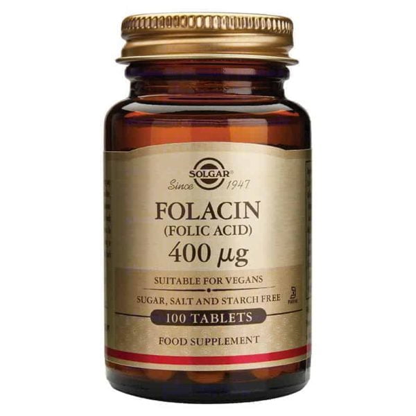 Solgar Folacin 400 mg 100 Tableta Za Žene Generativne Dobi