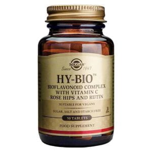 Solgar, Hy Bio C 500, 50 compresse, vitamina C e complesso di bioflavonoidi
