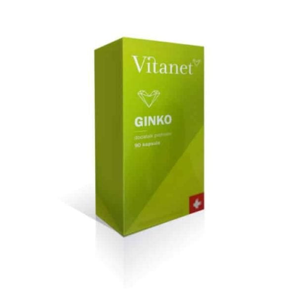 Vitanet Ginko, 90 capsules, voor normale bloedsomloop en cognitieve functies