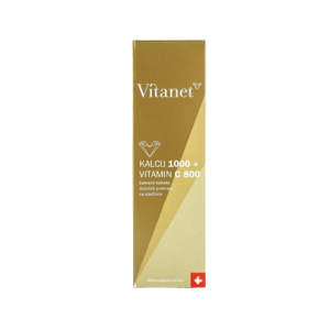 Vitanet Kalcij 1000 mg Vit. C 800 mg 10 Šumećih Tableta removebg preview