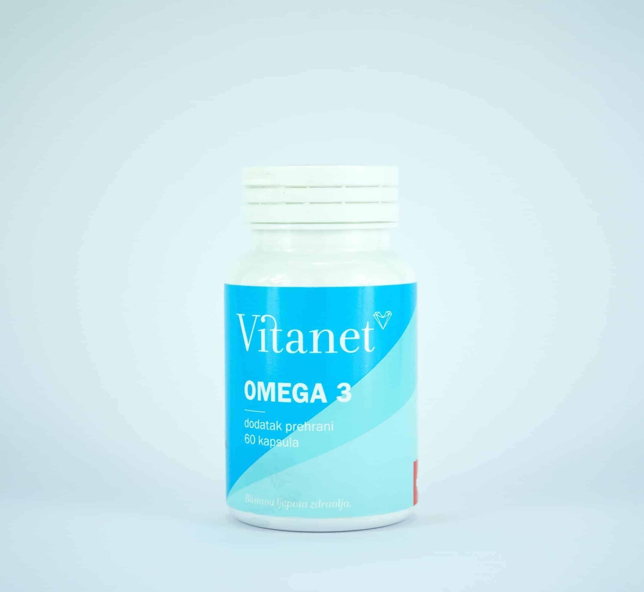 Vitanet Omega 3 60 Capsules For Normal Vision And Brain Functions