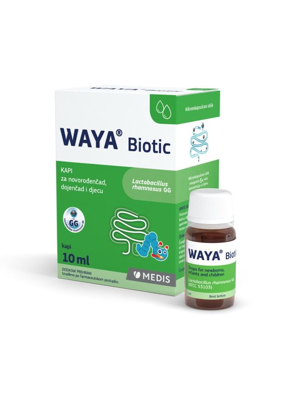 Waya, Biotic Kapi, 10ml, Probiotičke Kulture Za Dojenčad i Djecu