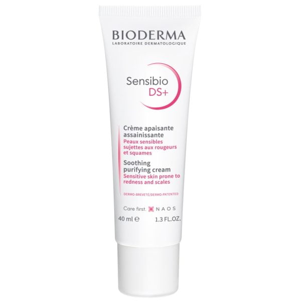 Bioderma, Sensibio DS+ Crème, 40 ml, Apaise les peaux squameuses irritées