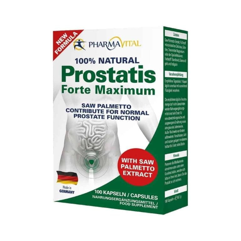 PharmaVital Prostatis Forte Maximum 100 Cápsulas Para Função Normal da ...