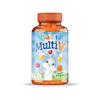 Salvit, MultiV, 60 bonbons gélifiés, pour le système immunitaire - 3 ans et plus