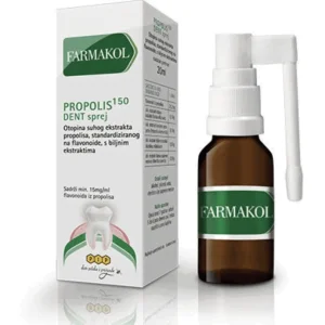pip Farmakol Propolis 150 Dent Spray, 20 ml, salvei ja raudrohiga, igemepõletike vastu