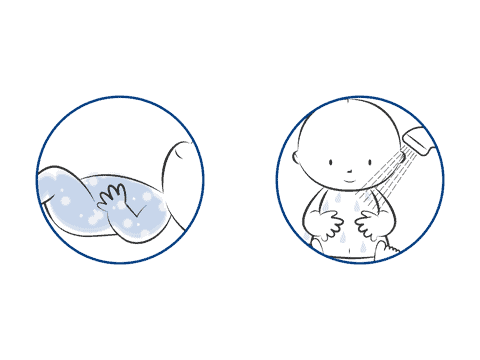 Uriage Bebe Creme Lavante 500ml - Pirmā bērnu putojošā emulsija sejas, ķermeņa un matu mazgāšanai
