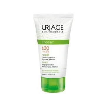 Uriage Hyseac Emulsion SPF 30 50 ml Crema solare per pelli miste e grasse inclini all'acne