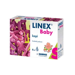 Linex Baby til balance i fordøjelsen af ​​de yngste orale dråber 8ml