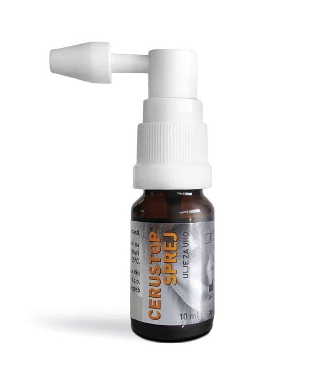 Cerustop Sprej Za Uho, 10ml, Za Uklanjanje Ušne Masti