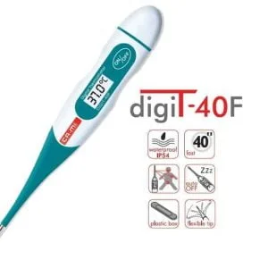 Termometro digitale digiT-40F, impermeabile, parte superiore flessibile