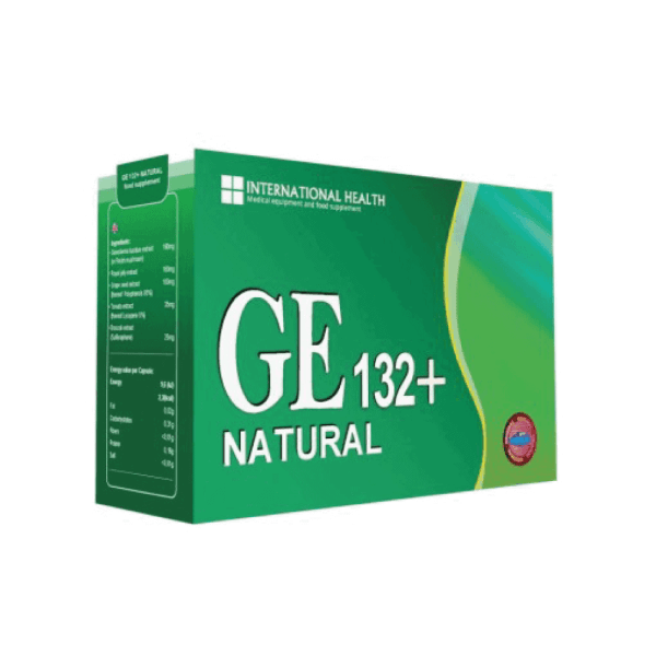 GE132+, 30 tai 60 kapselia, tehokas antioksidanttikompleksi terveyttä parantamaan