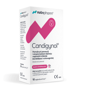 Nutripharm® Candigynol Pomaže Pri Liječenju Vaginalnih Infekcija 10 Vagitorija