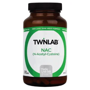 Twinlab NAC – N-acetilcisteinas, 600mg, 60 kapsulių