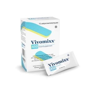 Vivomixx, 450 milijardų, 10 maišelių x 4,4 g, skirtas dirgliosios gaubtinės žarnos sindromui