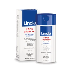 Linola Forte šampūnas malšina galvos odos niežėjimą 200ml
