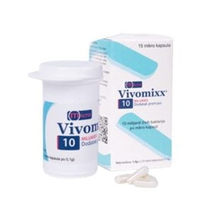 Vivomixx, MICRO, 10 miljardia, 15 kapselia, tiivistetty probioottiformulaatio