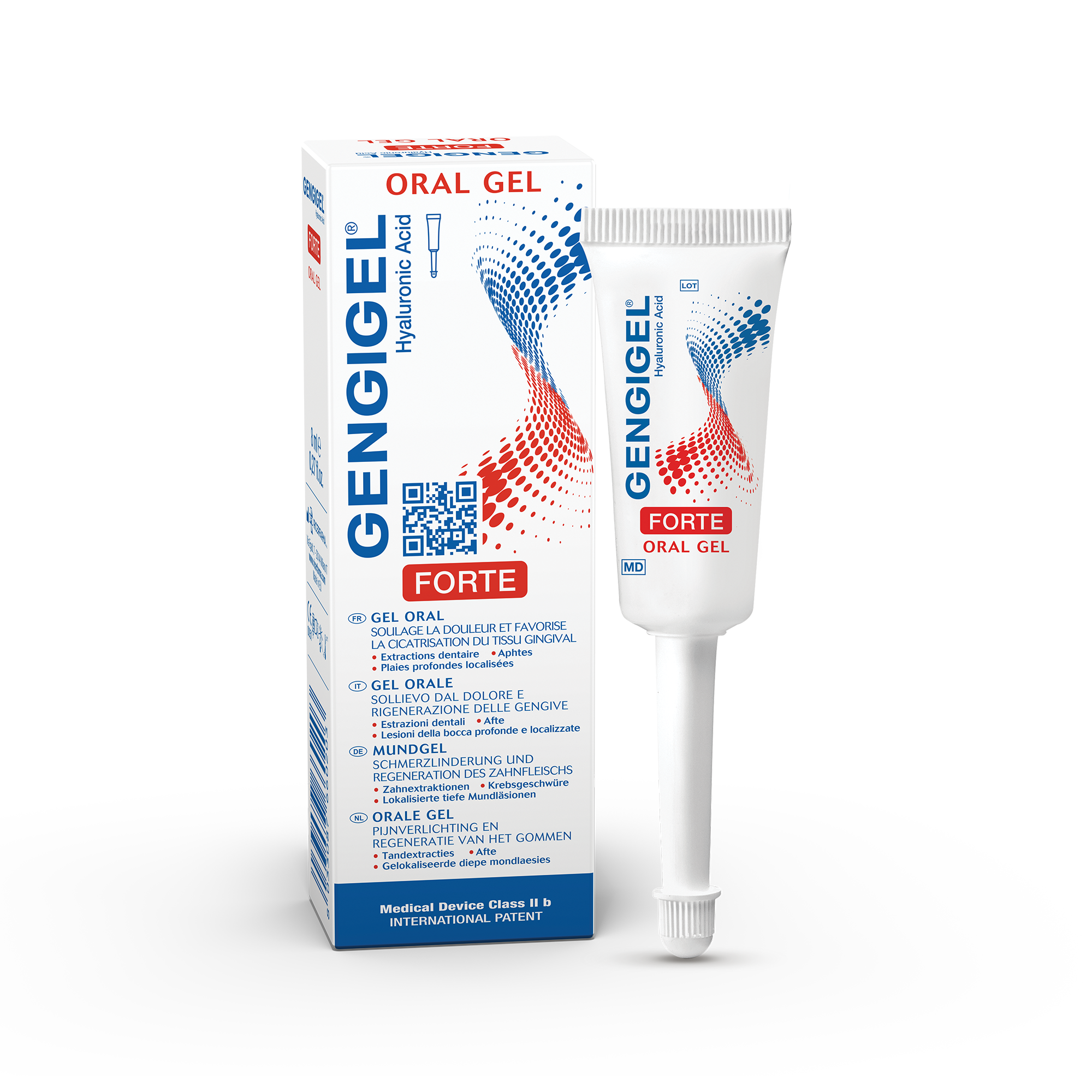 Gengigel, Forte Gel, 8ml, Smanjuje Bol, Upalu ili Krvarenje