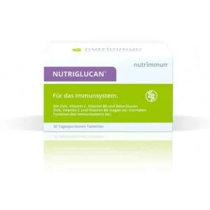 Nutrimmun, Nutriglucan, Beta Glucan + Vitamīni un minerālvielas, 90 tabletes, Imunitātei - 4 gadi un vecāki