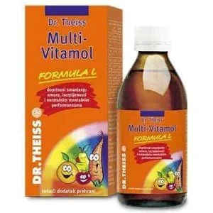 Dr. Theiss, Multi-Vitamol Formula L, 200ml, 6-12 gadi