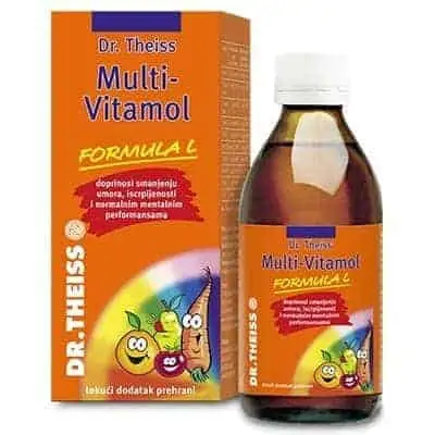 dr. Theiss, Multi-Vitamol Formula L, 200ml, 6-12 év