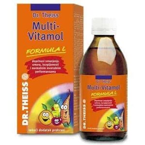 Dr. Theiss Multi Vitamol Formula L 200ml Tekući Dodatak Prehrani