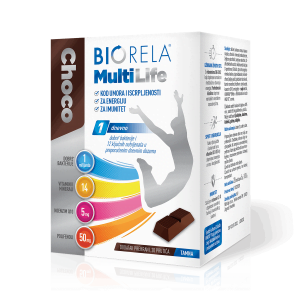 Biorela, Choco Multilife, 20 Čokoladica, Svakodnevni Multivitamini i Probiotici