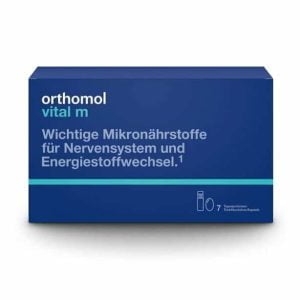Orthomol® Vital M, 15 arba 30 granulių arba buteliukas, nuovargį mažinantis, vyrams